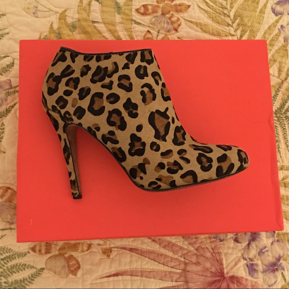 Aldo cheetah pump bootie